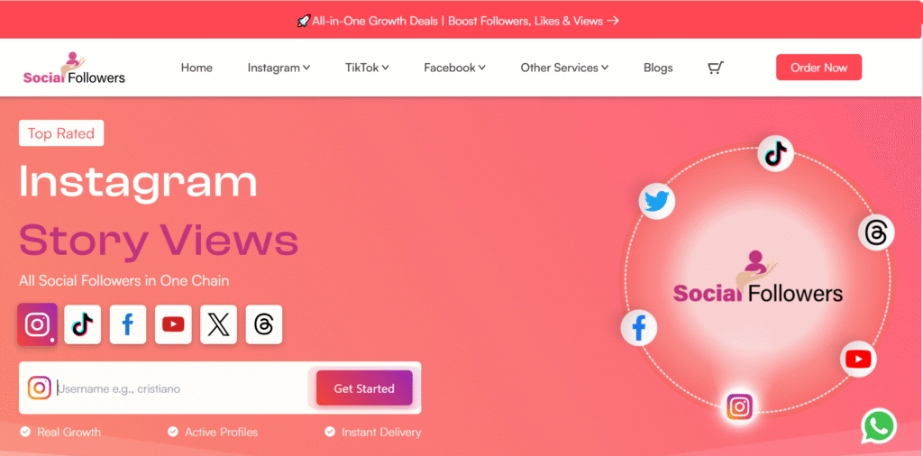 Social followers UK — Targeted followers for niches